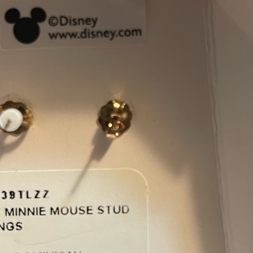 New 14kt Gold Disney Minnie Mouse earrings
studs. - Picture 9 of 9